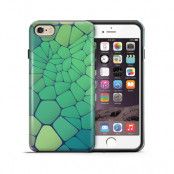 Tough mobilskal till Apple iPhone 6(S) - Skifferstenar - Grön