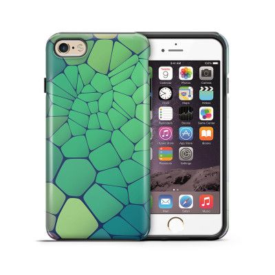 Tough mobilskal till Apple iPhone 6(S) - Skifferstenar - Grön
