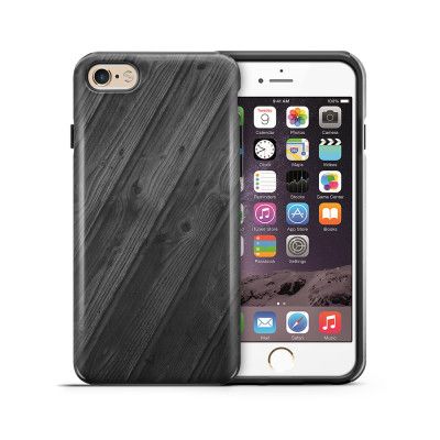 Tough mobilskal till Apple iPhone 6(S) - Svart trä