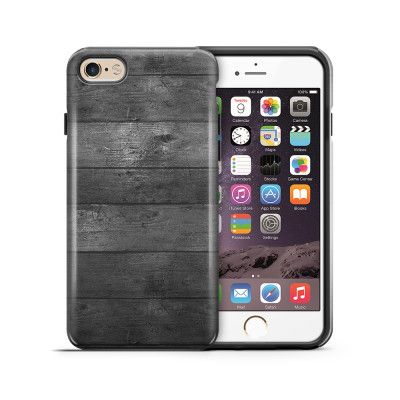 Tough mobilskal till Apple iPhone 6(S) - Svarta plankor