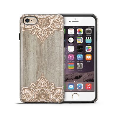 Tough mobilskal till Apple iPhone 6(S) - Trä - Mandala