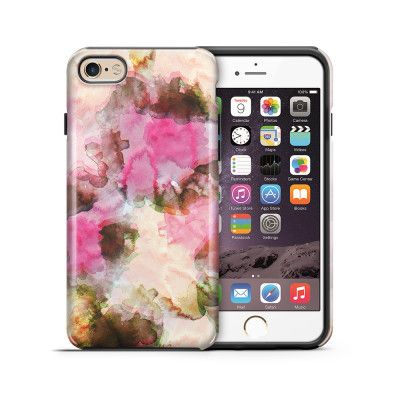 Tough mobilskal till Apple iPhone 6(S) - Vattenfärg - Svart/Ljus