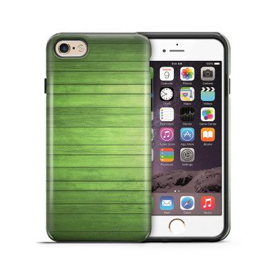 Tough mobilskal till Apple iPhone 6(S) - Wood - Grön