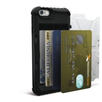 UAG Card Case till iPhone 6/6S - Vit/Svart