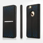 Usams Hollow Dots Case (iPhone 6/6S) - Svart/blå