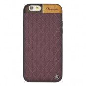 Uunique Embossed Wooden Shell iPhone 6/6S Purple