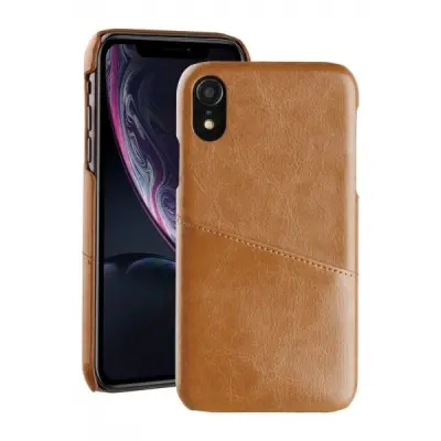 Vivanco Excellent Back Cover (iPhone Xr) - Brun