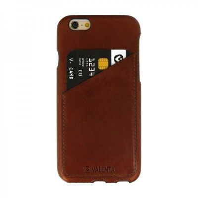 Valenta Back Cover Classic Luxe (iPhone 6/6S) - Ljusbrun