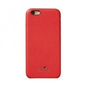 Versu äkta läder Slim Case till iPhone 6/6S - Röd