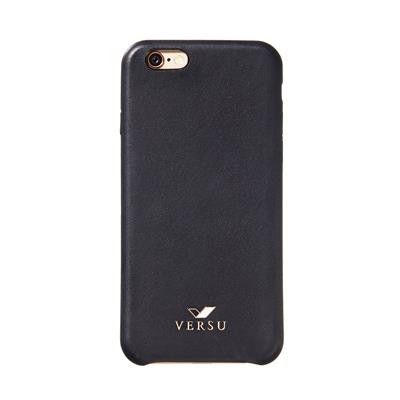 Versu äkta läder Slim Case till iPhone 6/6S - Svart