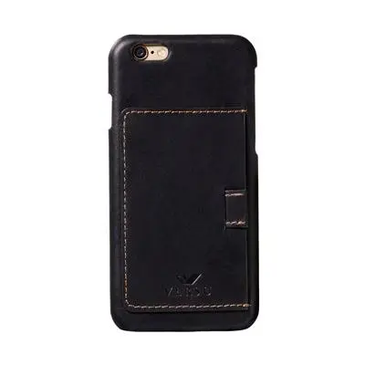 Versu Soho Case av äkta läder till iPhone 6/6S - Svart