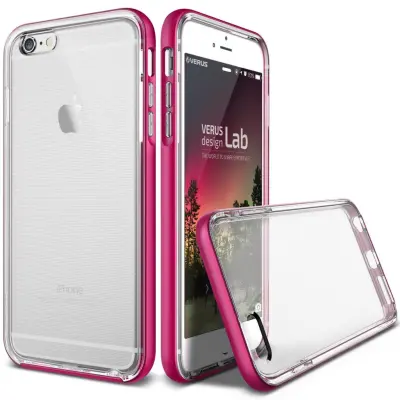 Verus Crystal Bumper Skal till Apple iPhone 6 / 6S - Hot Pink