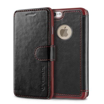 Verus Dandy Layered Plånboksfodral till Apple iPhone 6 / 6S (Svart)