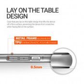 Verus Iron Shield Aluminum Metal Frame Skal till Apple iPhone 6(S)  - Silver
