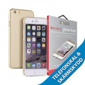 Viva Madrid Viso cover + Luxe Screen till iPhone 6/6S - Gold
