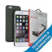 Viva Madrid Viso cover + Luxe Screen till iPhone 6/6S - Svart