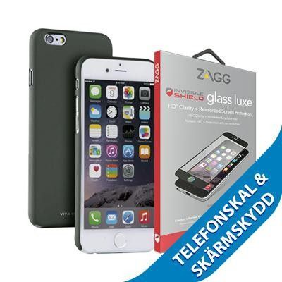 Viva Madrid Viso cover + Luxe Screen till iPhone 6/6S - Svart