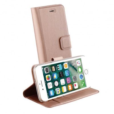 Vivanco Plånboksfodral iPhone 6/7/8/SE 2020 Rosa Guld