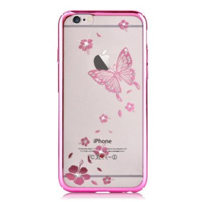 Vouni Kristall Skal till iPhone 6 / 6S - Magenta