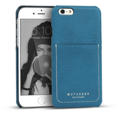 Wetherby Case Pocket Bartype (iPhone 6/6S) - Blå
