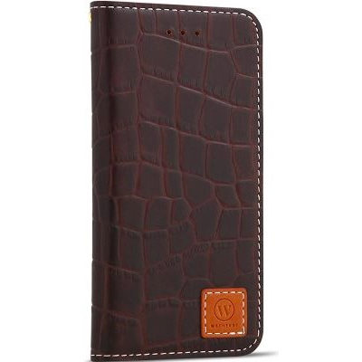 Wetherby Premium Croco (iPhone 6/6S) - Mörkbrun