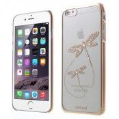 X-Fitted Swarovski Dragonfly (iPhone 6/6S) - Guld