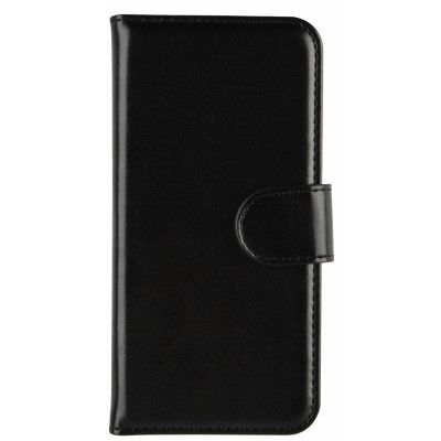 Xqisit Eman Plånboksfodral av äkta läder till iPhone 6 / 6S - Svart