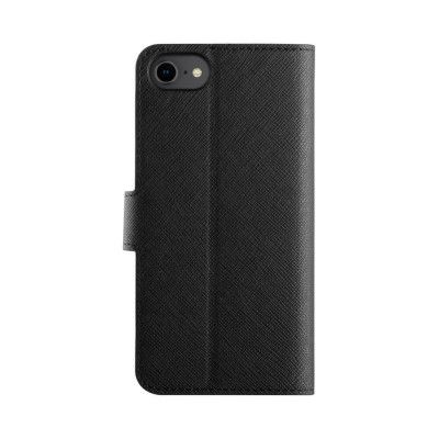 XQISIT Plånboksfodral Viskan till iPhone 6/6s/7/8/SE Svart