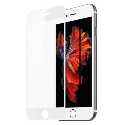 [2-PACK] Härdat Glas Skärmskydd iPhone 8 Plus / iPhone 7 Plus - Vit