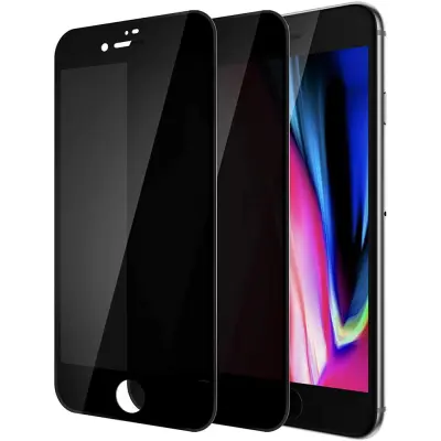 [2-PACK] Privacy Härdat Glas Skärmskydd iPhone 7 Plus&iPhone 8 Plus