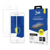 3MK FlexibleGlass Härdat Glas iPhone 7 / 8 Plus - Vit