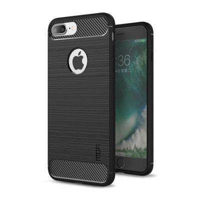 Carbon Fiber mobilskal till Apple iPhone 7/8 Plus - Svart