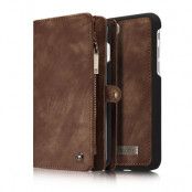 Caseme Plånboksfodral av läder iPhone 7/8 Plus - Brun