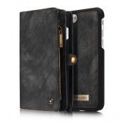 Caseme Plånboksfodral av läder iPhone 7 Plus - Svart