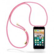 Boom iPhone 7 Plus skal med mobilhalsband- Rosa Cord