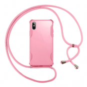 Boom iPhone 7/8/SE 2020/SE 2022 skal med mobilhalsband- Pink Cord