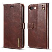 DG.MING Detachable Plånboksfodral till iPhone 7/8 Plus - Coffee