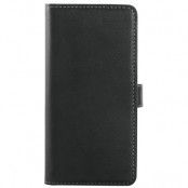 Essentials Plånboksfodral av äkta läder till iPhone 7 Plus - Svart