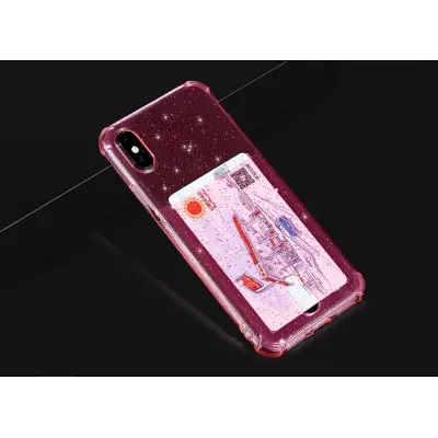 Flexicase Skal med Kortplats till iPhone 7 Plus & iPhone 8 Plus