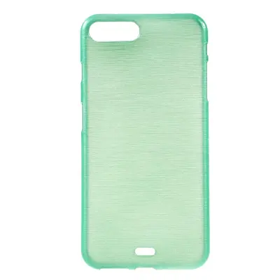 Glossy Brushed Mobilskal till iPhone 7 Plus - Cyan