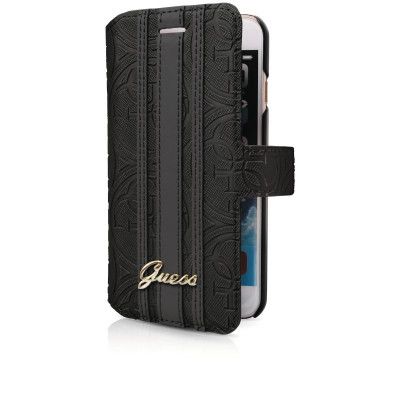 Guess Heritage Plånboksfodral till iPhone 7 Plus - Svart