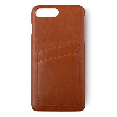 KEY PREMIUM DUAL CARD CASE IPHONE 7/8 PLUS BROWN