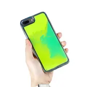 Liquid Neon Sand skal till iPhone 7 Plus&iPhone 8 Plus - Grön