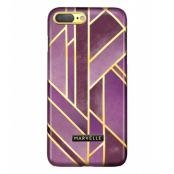 Marvêlle iPhone 7/8 Plus Magnetiskt Skal - Velvet Golden Pink