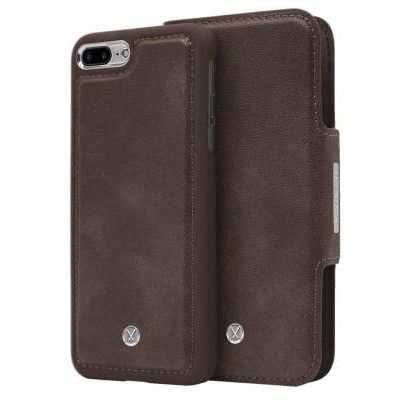 Marvêlle N°305 Plånboksfodral iPhone 7/8 Plus - DARK BROWN