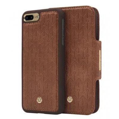 Marvêlle N°307 Plånboksfodral iPhone 7/8 Plus - LIGHT BROWN SIGN