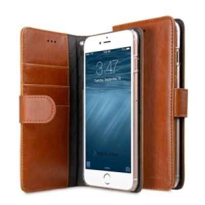 Melkco Plånboksfodral till iPhone 7 Plus & iPhone 8 Plus - Brun