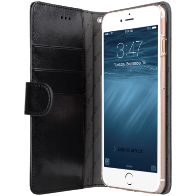 Melkco Plånboksfodral till iPhone 7 Plus & iPhone 8 Plus - Svart