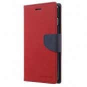 Mercury Plånboksfodral till iPhone 7 Plus & iPhone 8 Plus - Röd