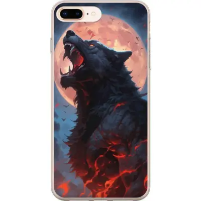Mobilskal till Apple iPhone 7 Plus med Ylande varg
